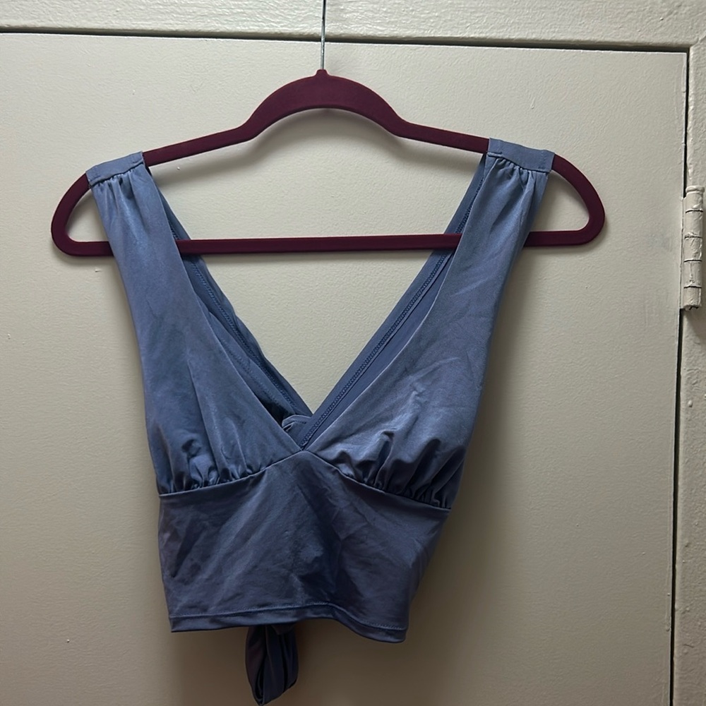 Urban Outfitters Plunging Tie-Back Tank Top
